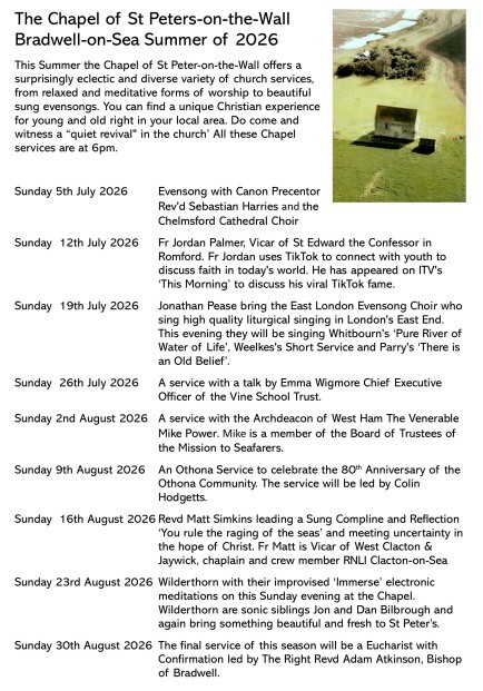 Summer services 2026
